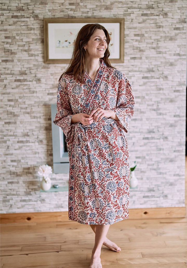 Mahi Block Printed Robe - Woven Riches NI