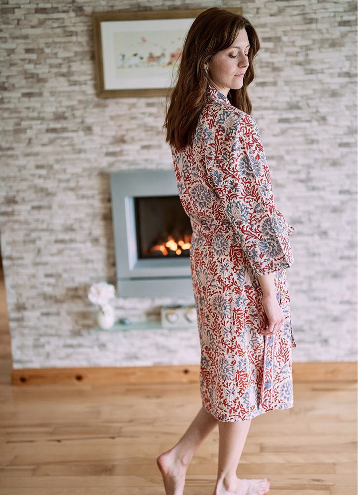 Mahi Block Printed Robe - Woven Riches NI