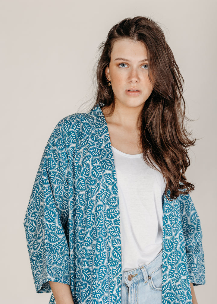 Block Printed Robe 1 - Woven Riches NI