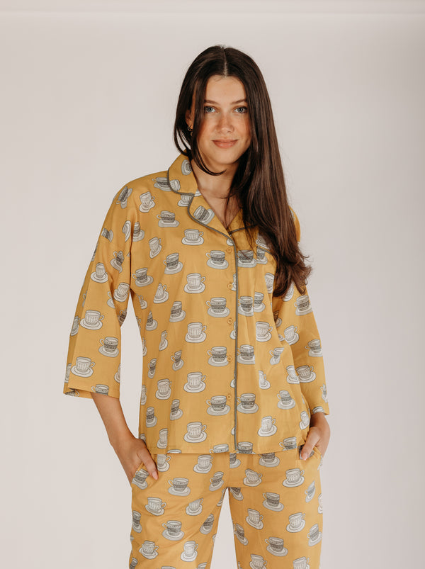 Chai Print Pyjamas - Woven Riches NI